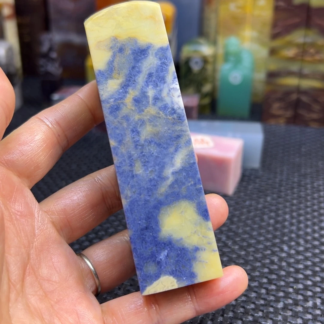 欧***漆青田石印章石刻章石