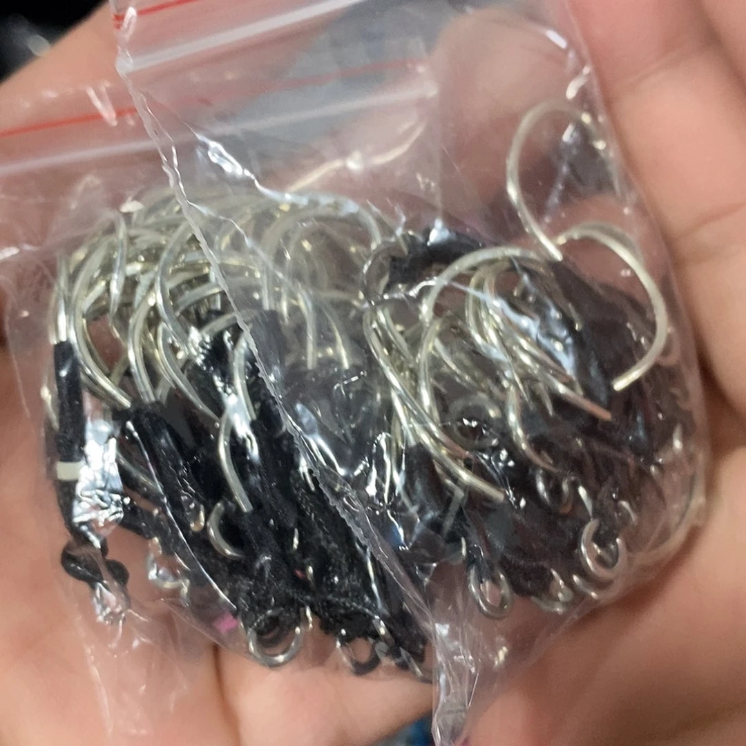 1/0 双钩 短单钩 各20