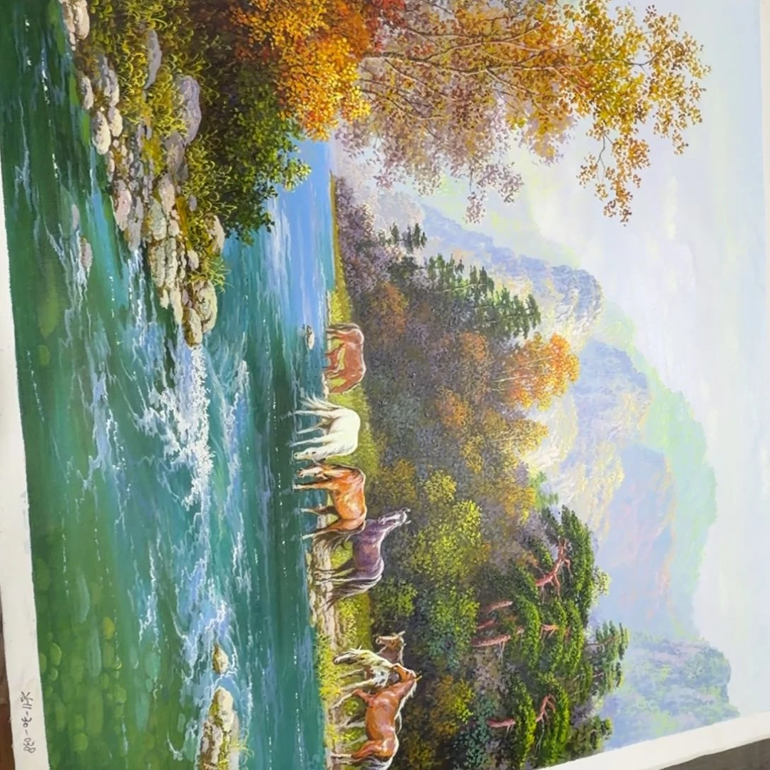 油画我的小可爱小猫咪好