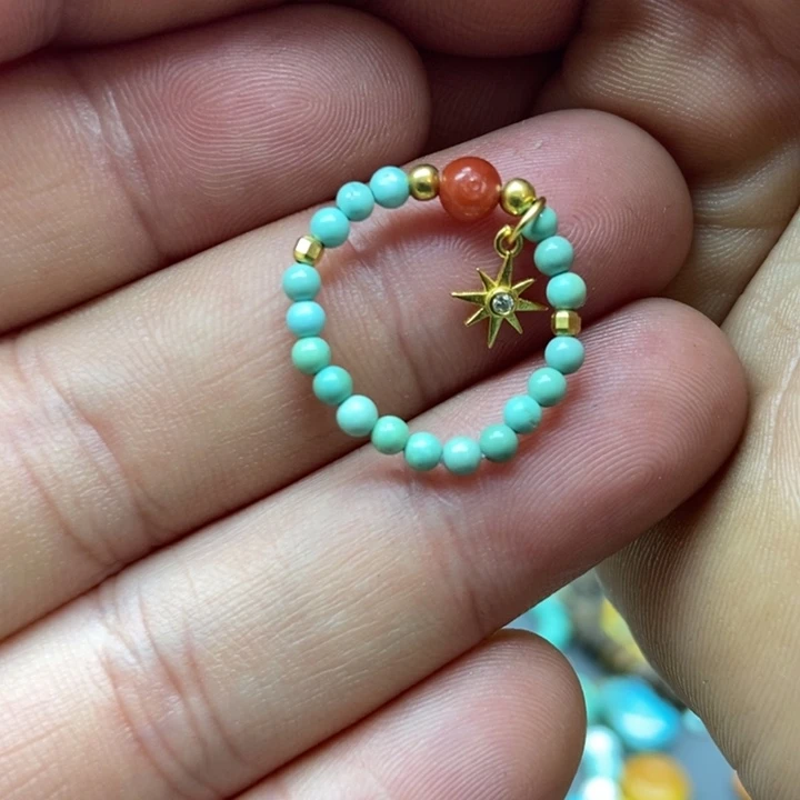 南红玛瑙银S925镀金镶嵌配饰