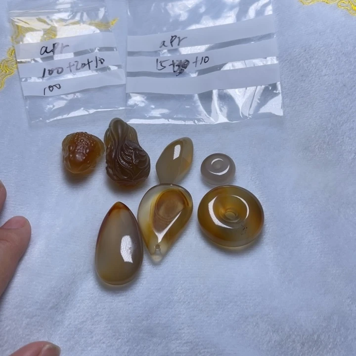 玛瑙/玉髓颈饰未镶嵌a*r0028