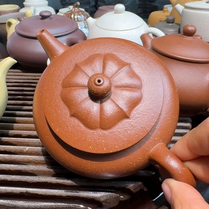 紫砂茶案红将坡无添加180禪莲