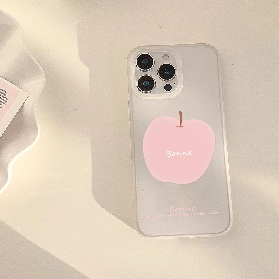 赵露思同款英文苹果适用苹果15Pro手机壳13硅胶XSMax/12女16/14p