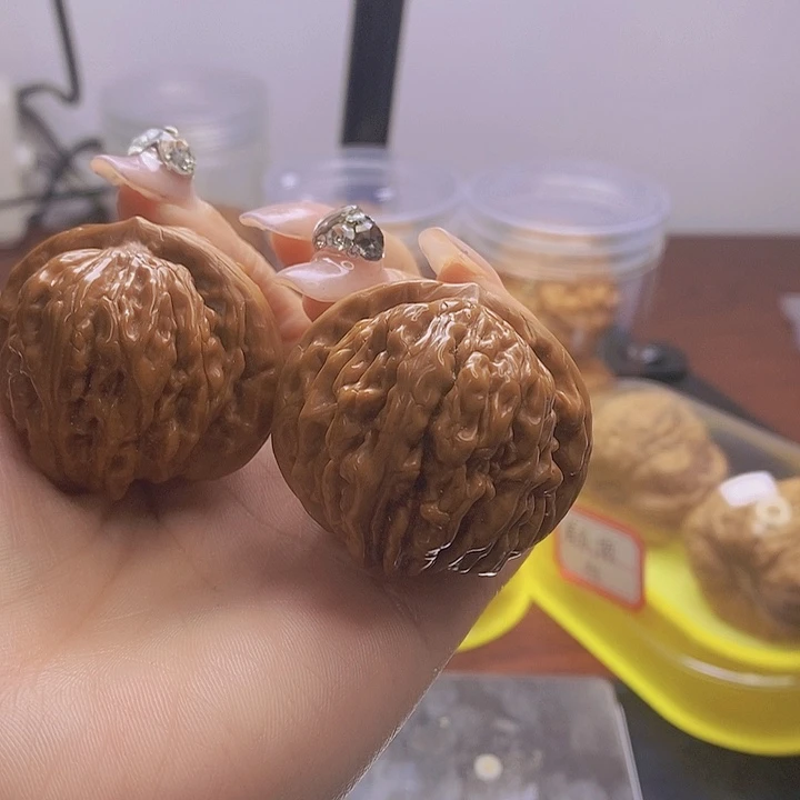 文玩核桃吊坠四座楼