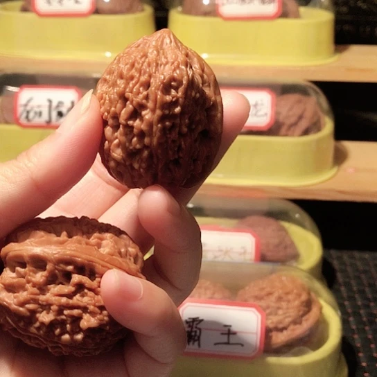 愚**泓文玩核桃把件大蒜头