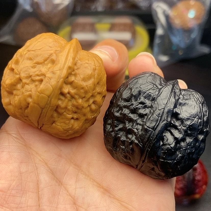 【闪购商品】把件文玩核桃38尺帝王筋元宝