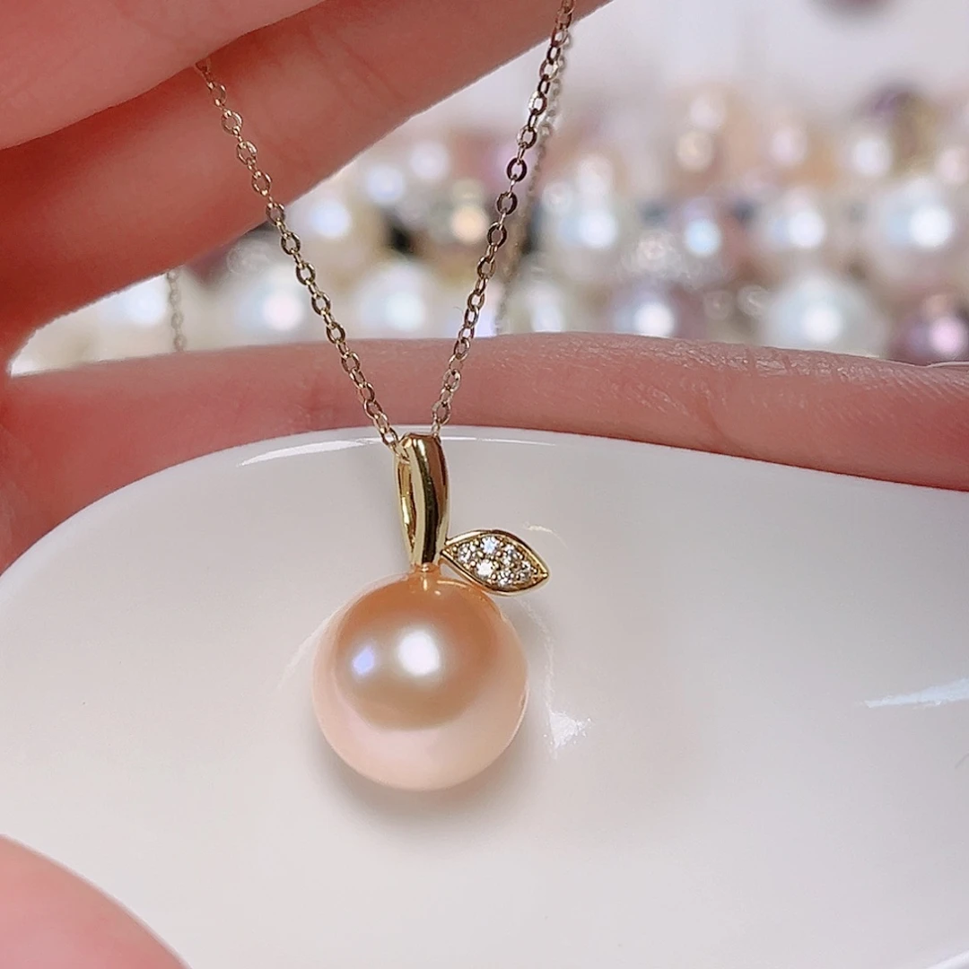 未镶嵌淡水珍珠吊坠(赠链)