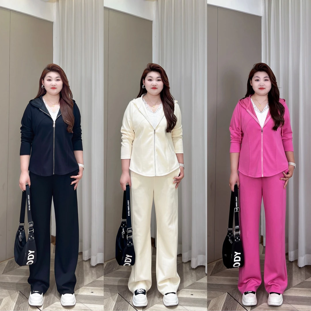 【上新现货】PMM81743+PMM81751春夏新款拉链连帽显瘦休闲运动套