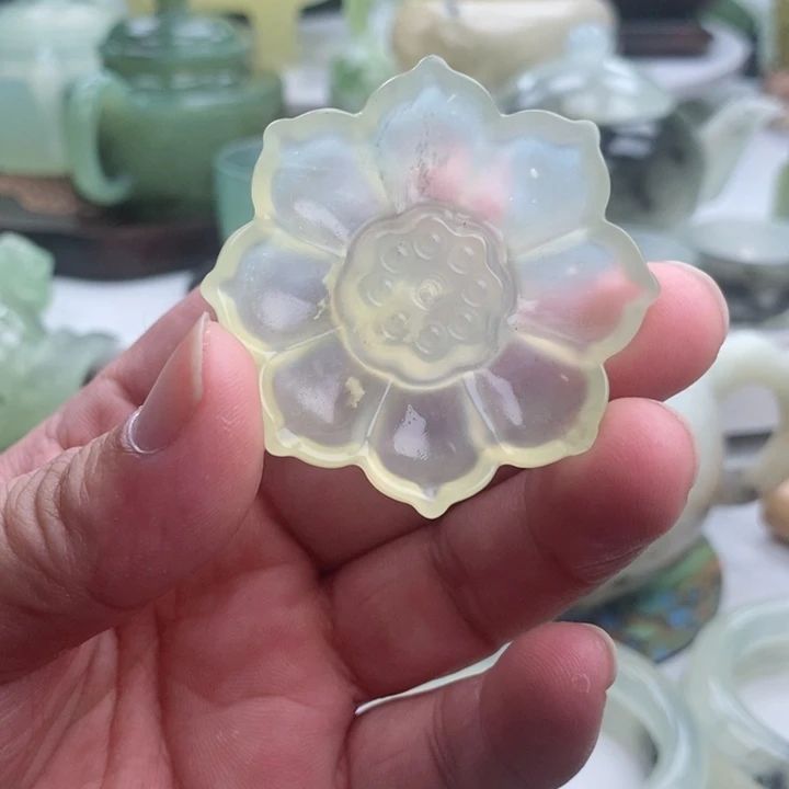 岫玉四大名玉香插合金