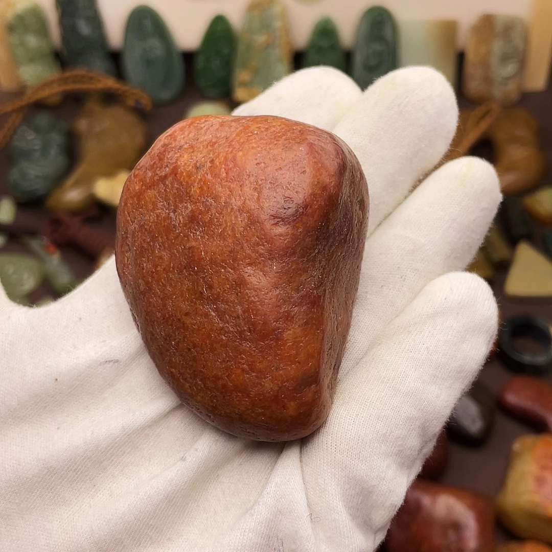 岫岩河磨玉（透闪石质玉）未镶嵌颈饰