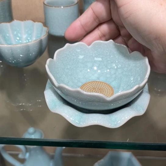 瓷片陶瓷茶具汝瓷茶具