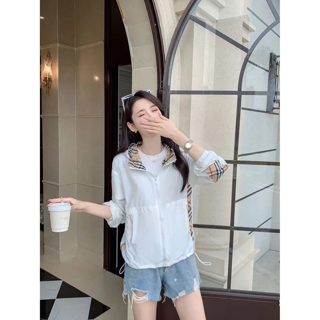 时尚英伦风长袖防晒衣女外套176381