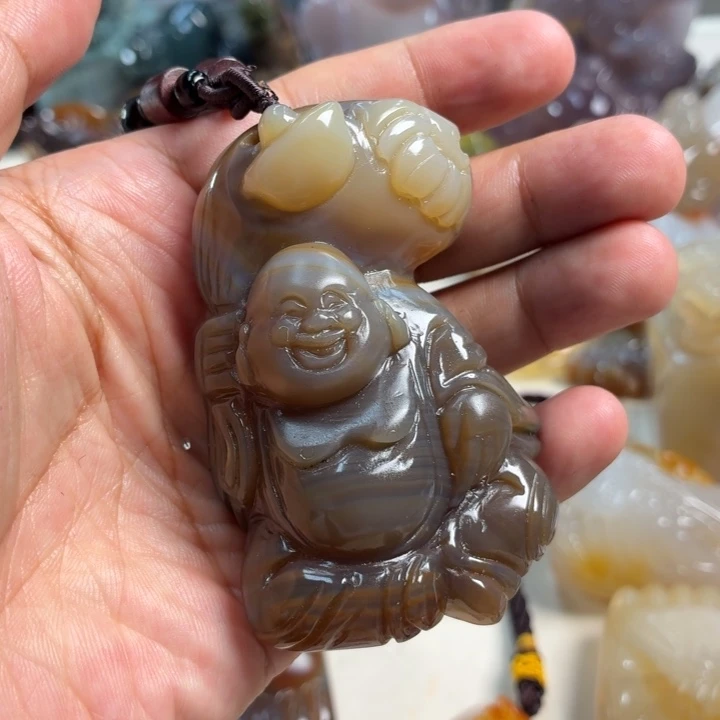 玛瑙/玉髓未镶嵌吊坠(不含链)