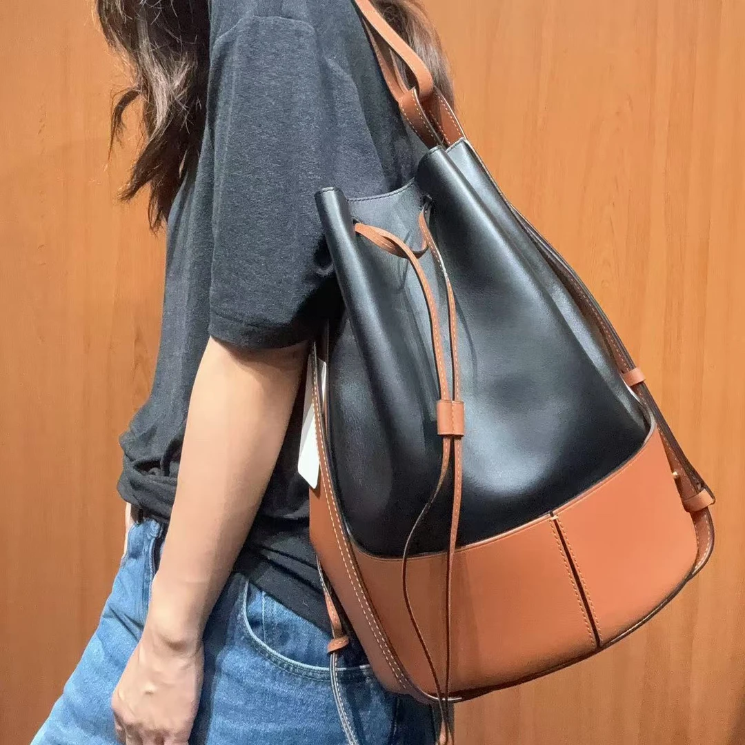 95新 LOEWE/罗意威 【蕾】 5EP027 拼色大号气球包