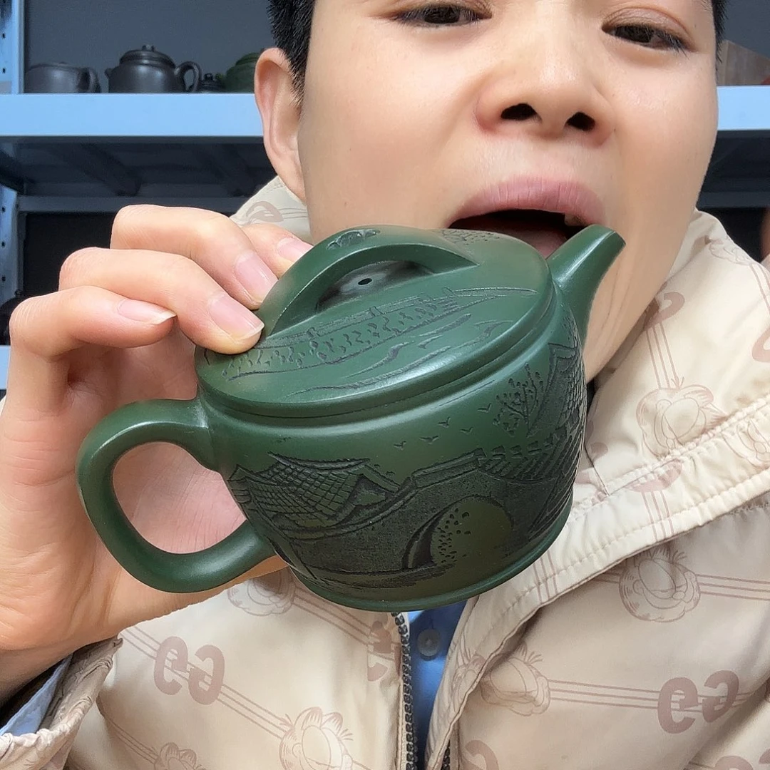 紫砂茶壶用****4民间手艺人全手工制作