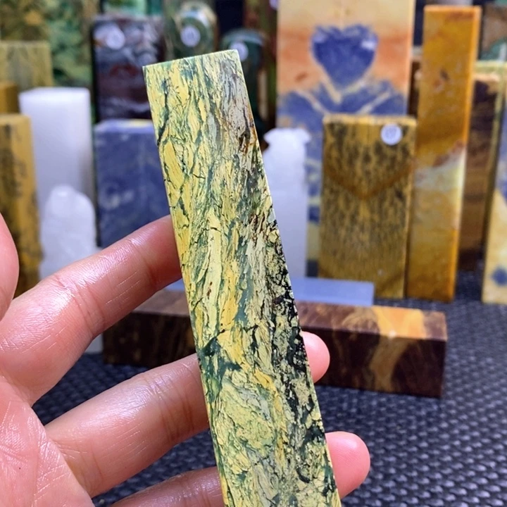 四川石布*克青田石印章石