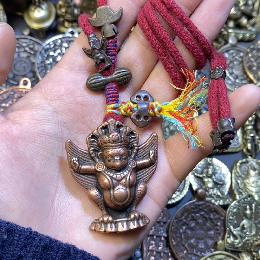 藏式大鹏鸟搭配挂件