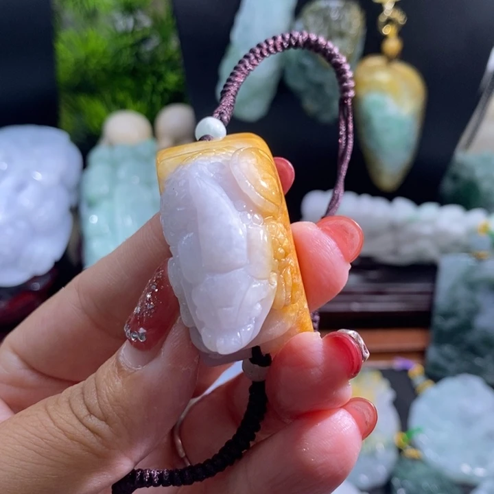【闪购商品】颈饰未镶嵌翡翠金蟾