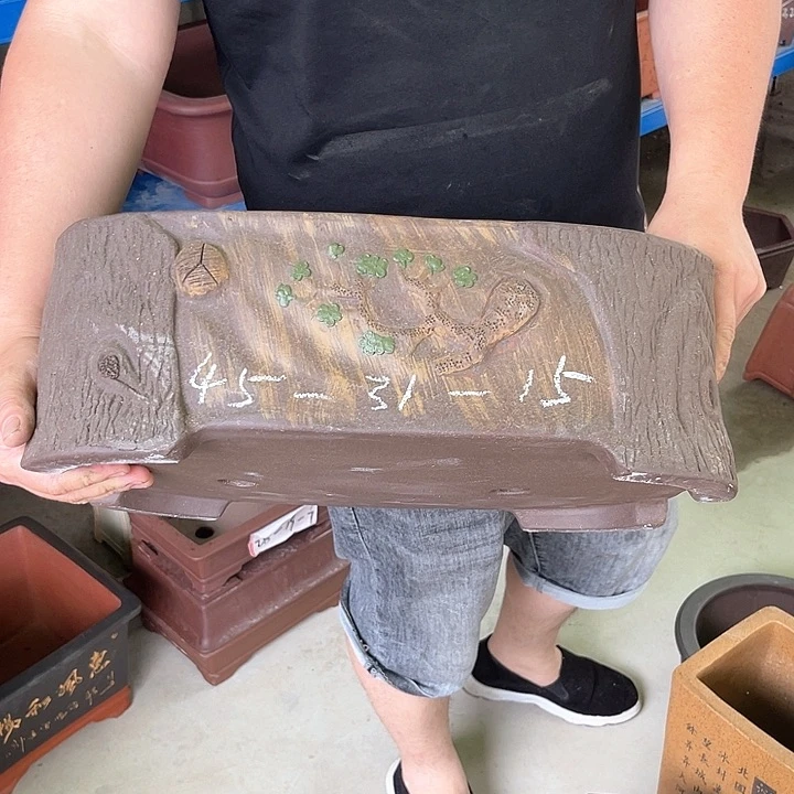 紫砂花盆紫砂等传统