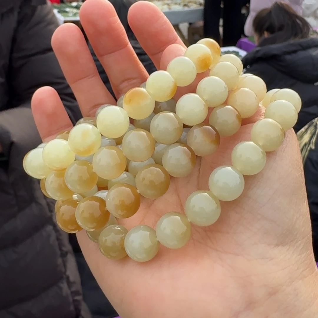 和田玉颈饰未镶嵌卡10糖白多样性拍一发一