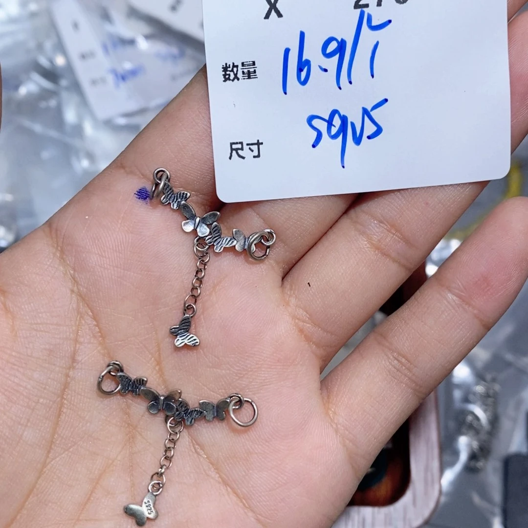 银S925镶嵌颈饰水晶X276