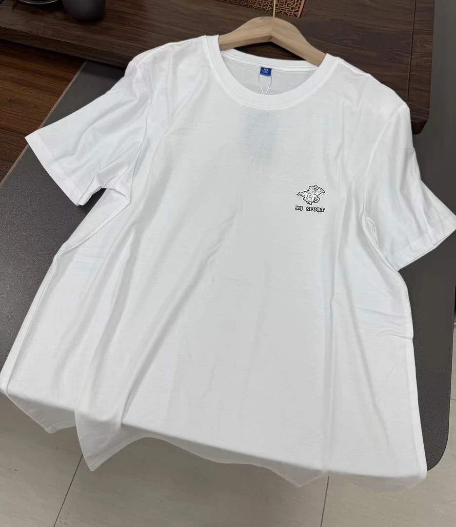 白色设计感短袖t恤女2025年夏季新款韩版少女纯棉宽松上衣