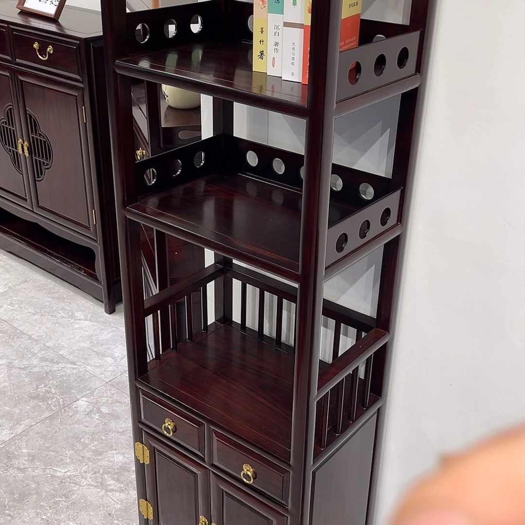 黑酸枝木类书柜小书柜
