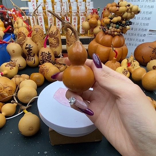 大***果香榧木葫芦工艺品