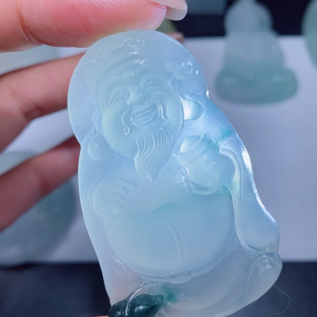 定制翡翠未镶嵌吊坠