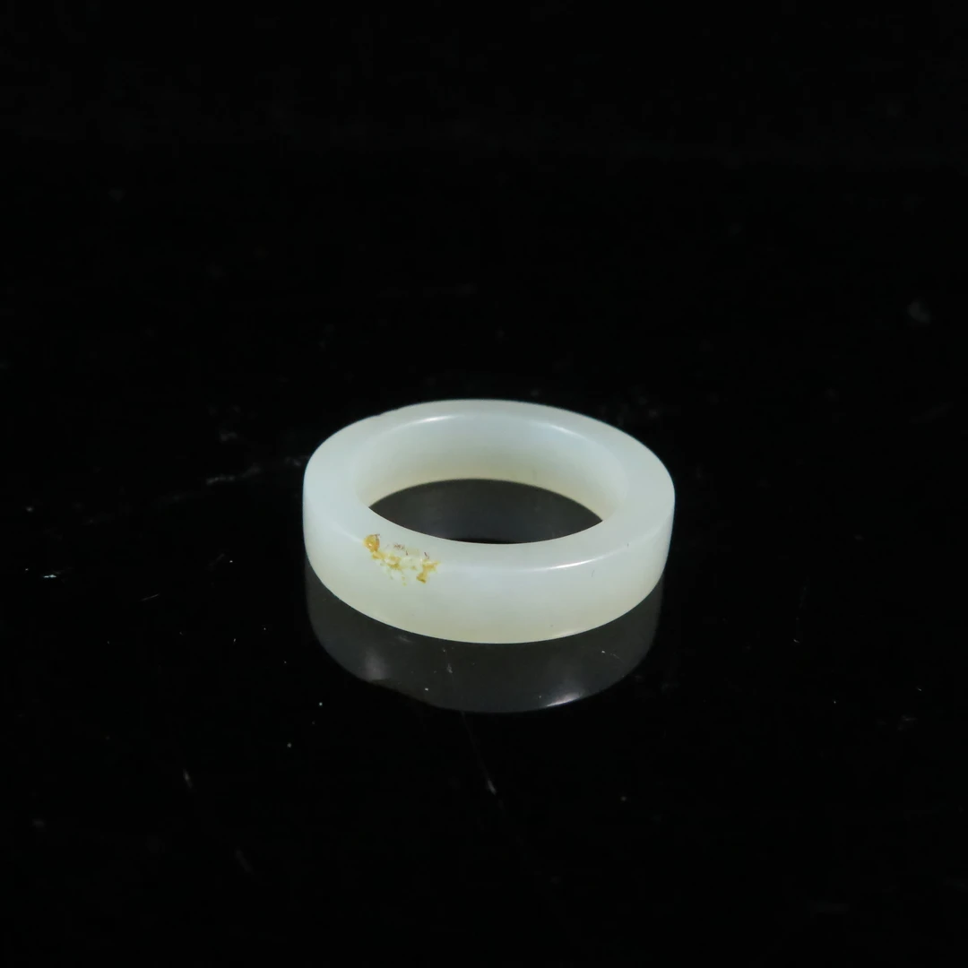 民国玉戒指/HY608487/和田玉/槐荫山房