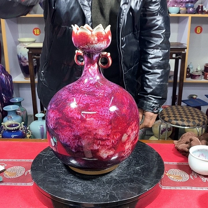 瓶中国神垕精品钧瓷