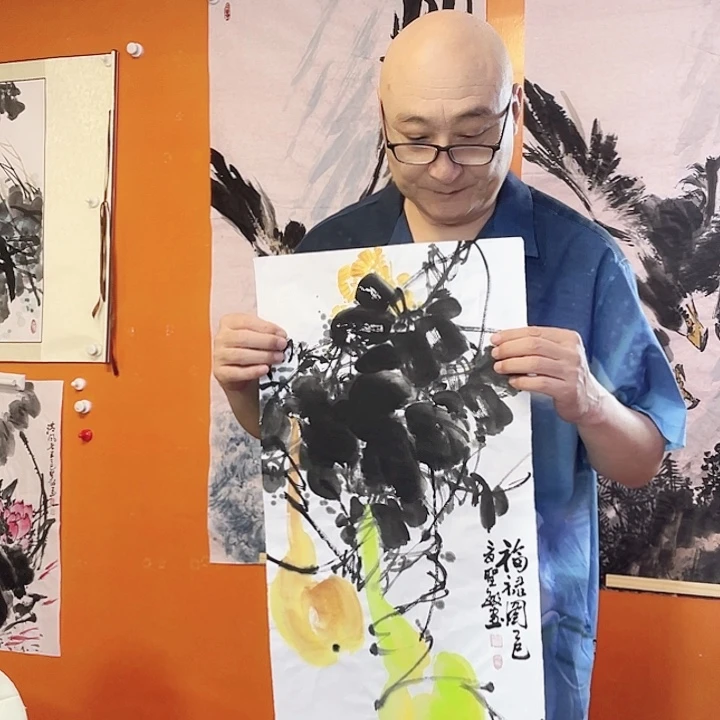国画张圣敏先生纯手绘作品