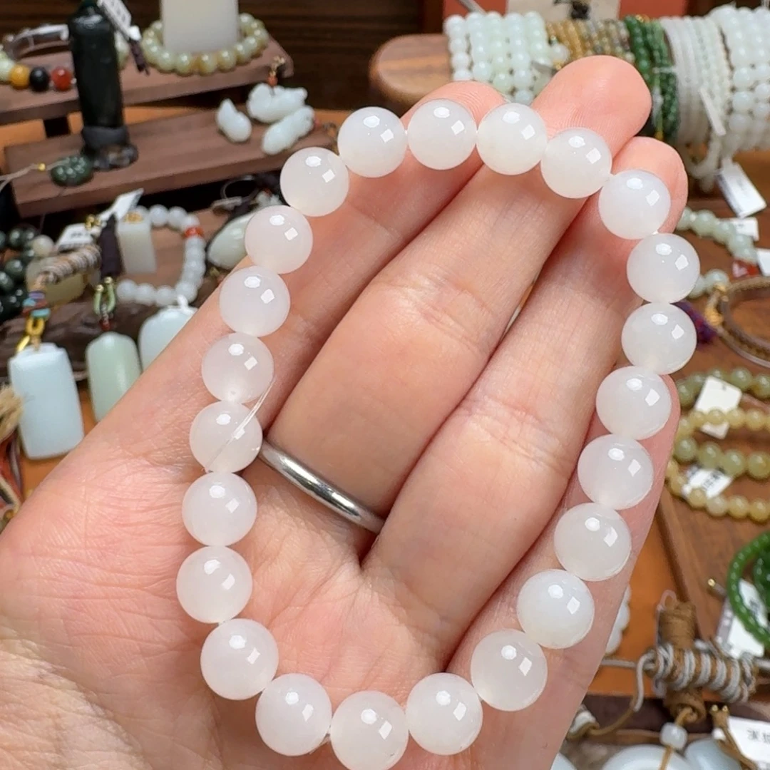 和田玉（糖玉）未镶嵌手链