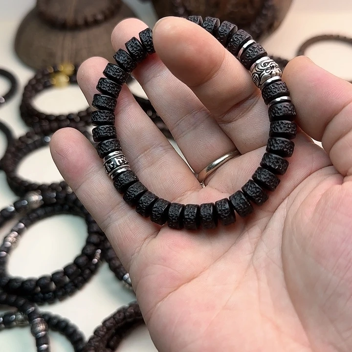 【闪购商品】椰蒂手串96耶噶双配饰黑金