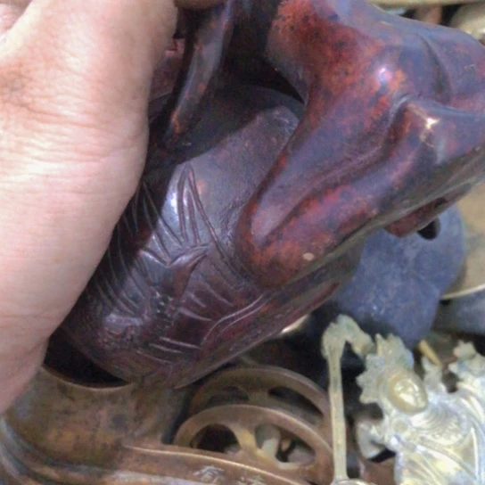 老***芯闪电购铜摆件工艺品