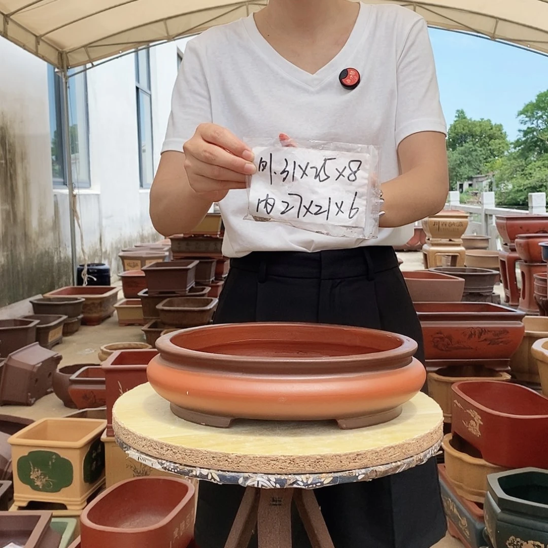 紫砂花盆紫砂花盆瑕疵