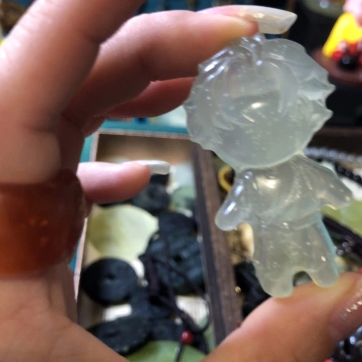 岫玉未镶嵌岫玉挂件