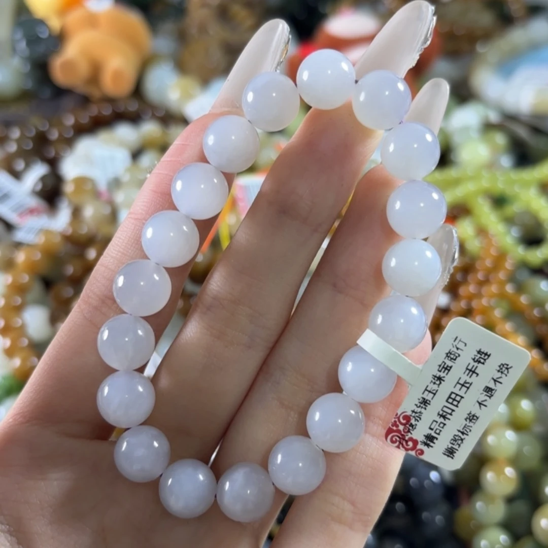 和田玉未镶嵌手链162