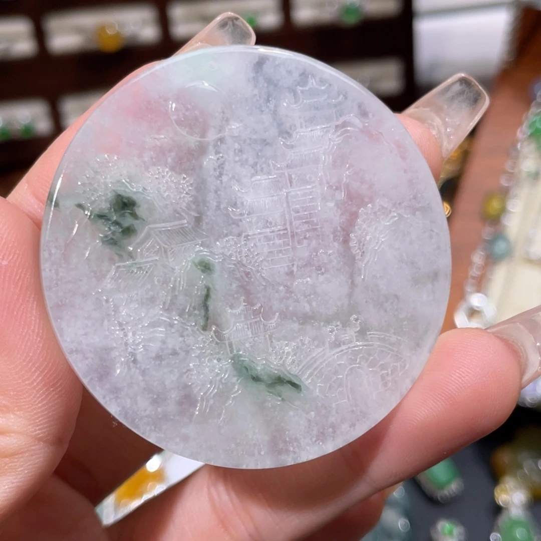 翡翠未镶嵌颈饰翡翠