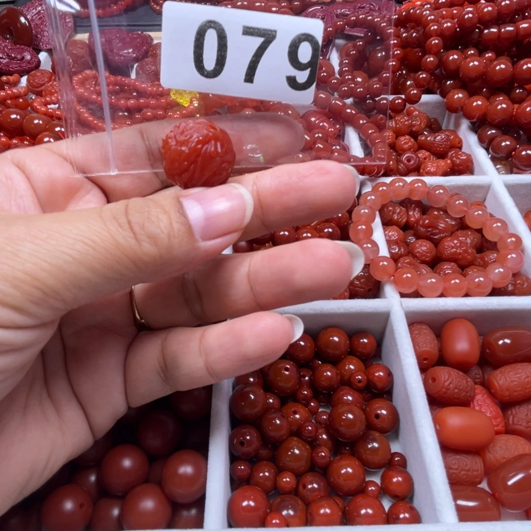 玛瑙/玉髓手链合金小*