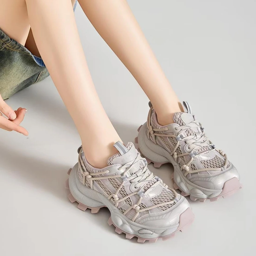 【老彭同学】休闲网布老爹鞋SW25A0115