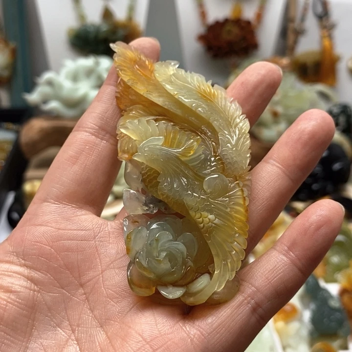 未镶嵌蛇纹石玉颈饰