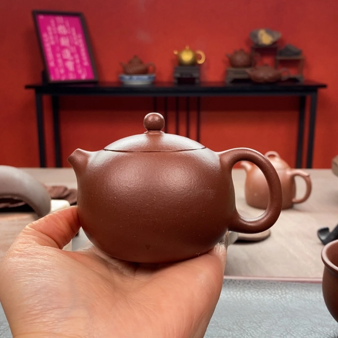 紫砂茶壶底槽清西施180cc全手➕底槽清杯子