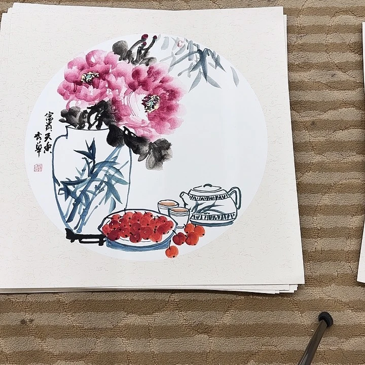 国画花鸟等多种鸟类和动物