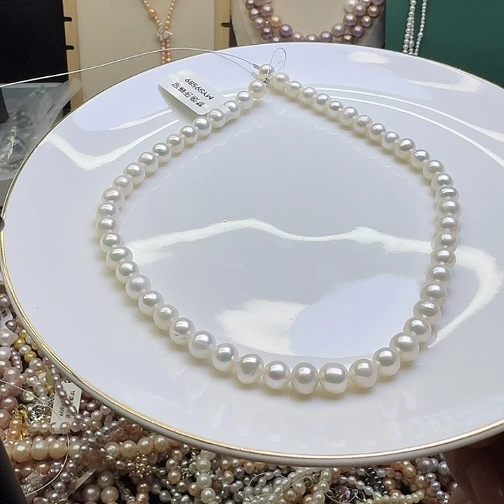 淡水珍珠耳饰合金