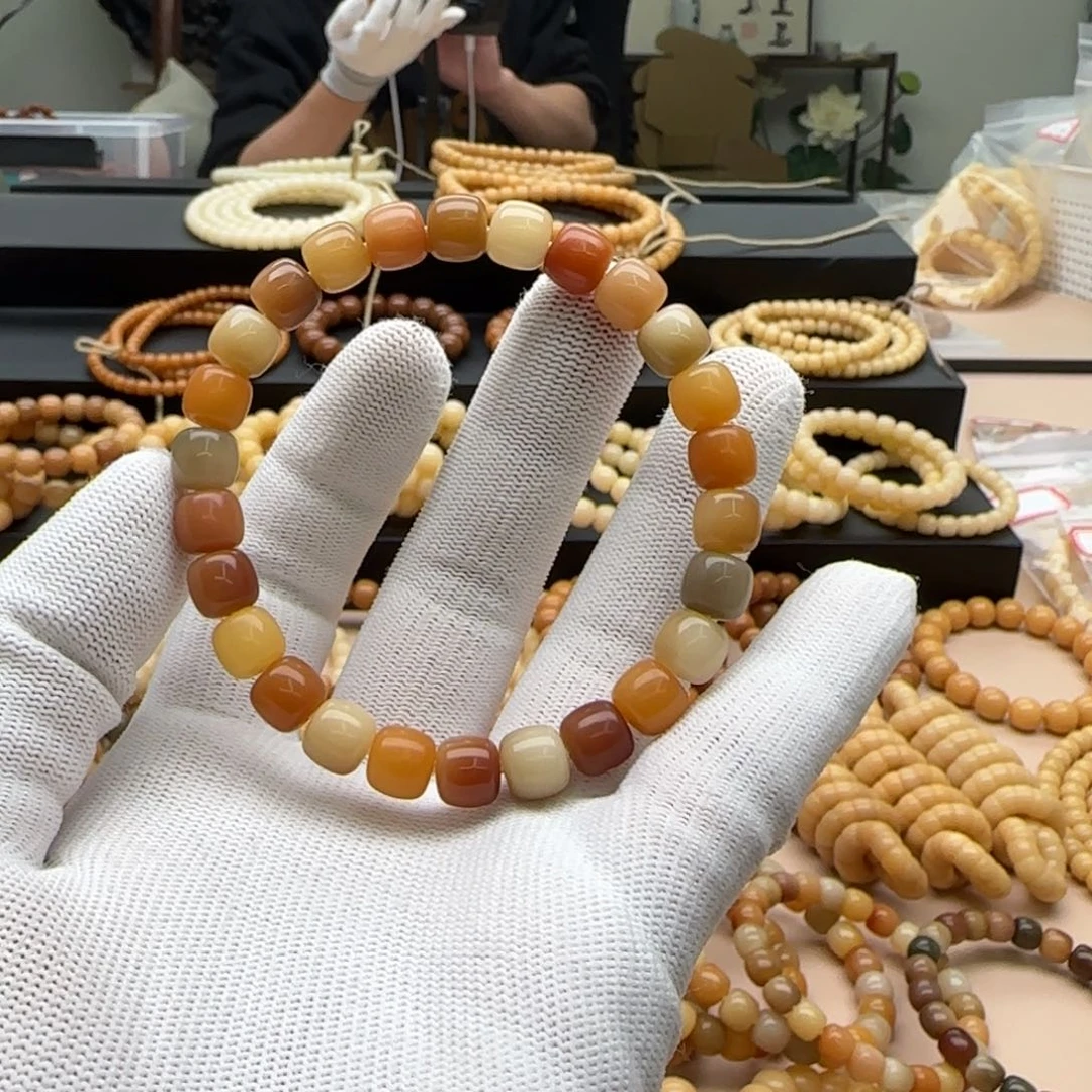 【闪购商品】菩提根/象牙果手串8.9。5年 鬼工