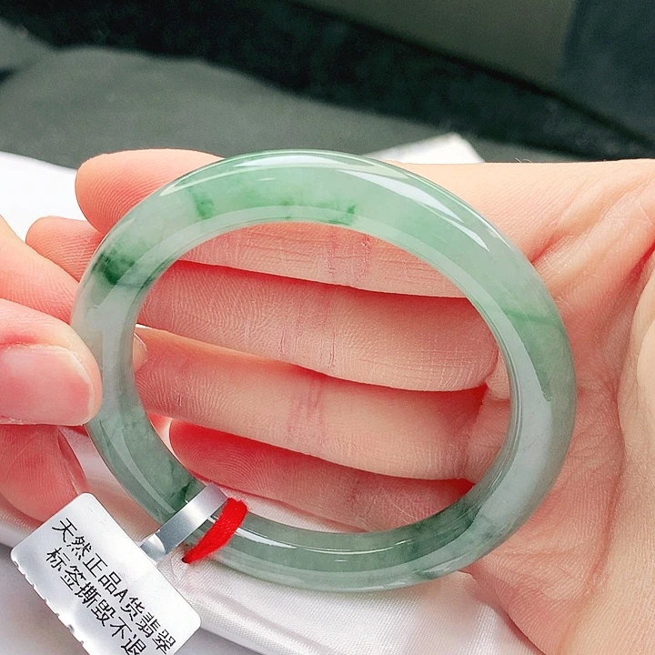 翡翠未镶嵌手镯缅甸天然A货翡翠