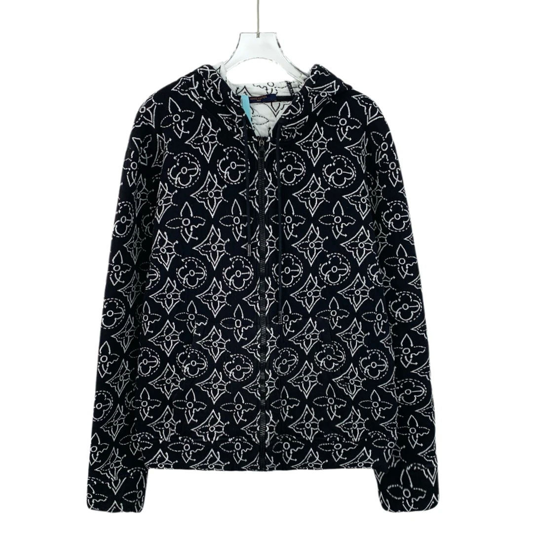 99新 LouisVuitton/路易威登 J15527 logo提花满印外套 L码