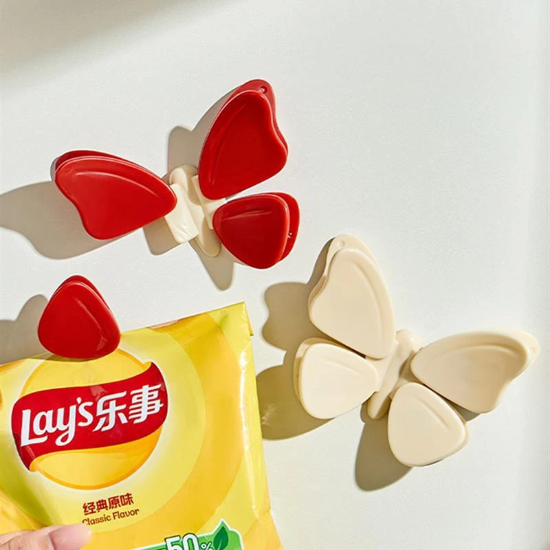 荞芬冰箱收纳器迷你可爱封口小型家用零食小袋子包装封袋封口夹