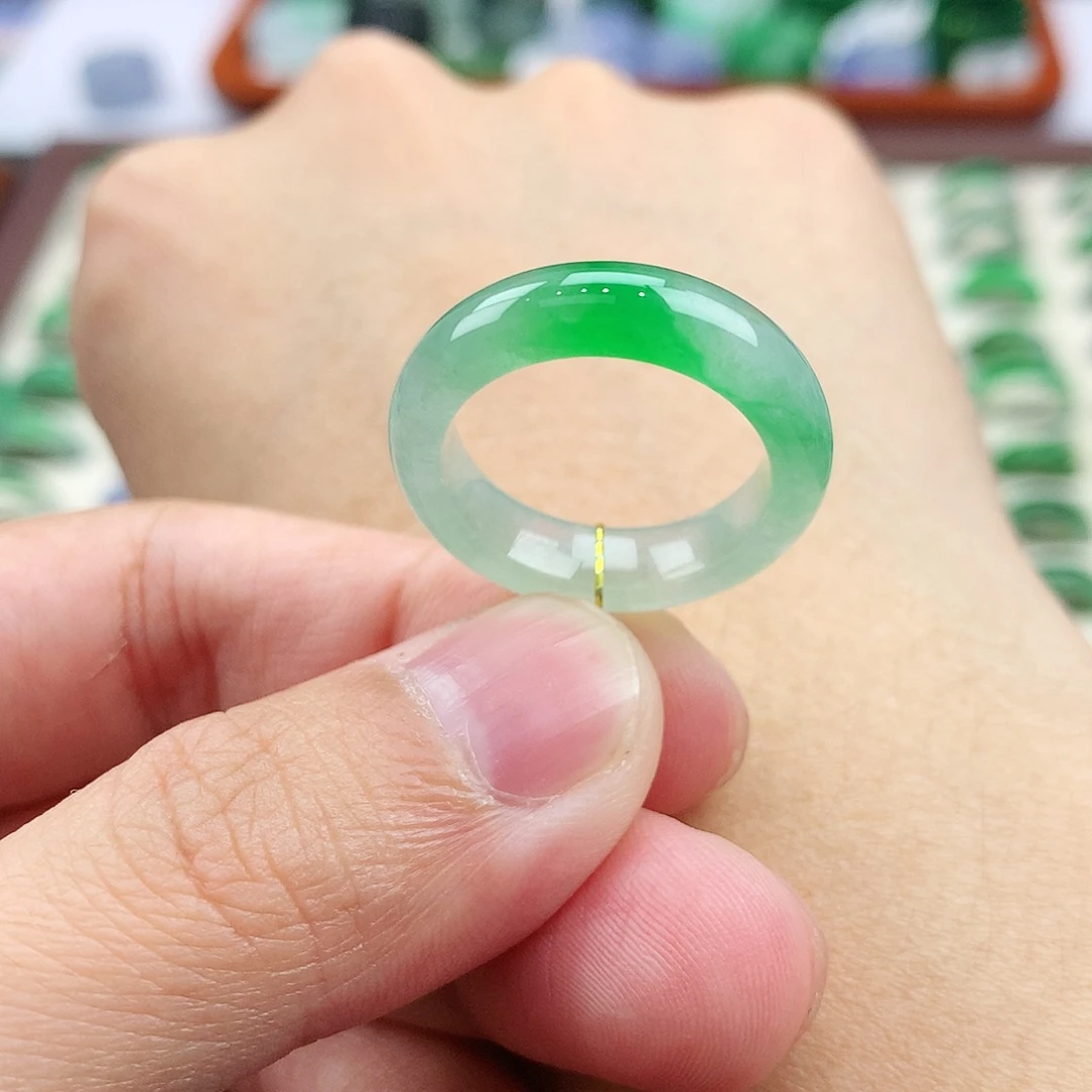 未镶嵌戒指翡翠15号